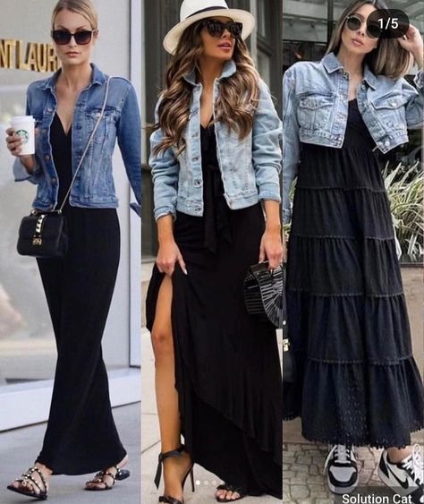 Black Maxi Dress Style, Casual Maxi Dress Outfit, Trendy Mom Outfits, Casual Oufits, Elegance Dress, Dressy Casual Outfits, Outfit Primavera, Maxi Skirt Outfits, Classy Fashion