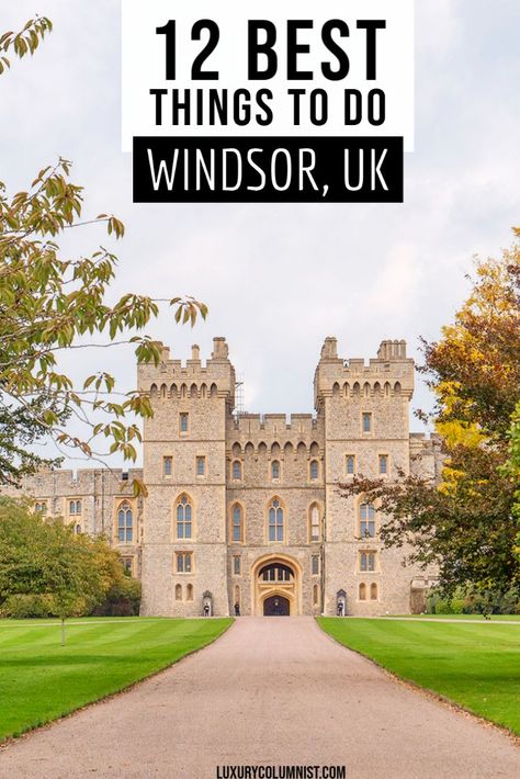 The best things to do in Windsor UK. Windsor Uk, Luxurious Things, Windsor England, Scotland Travel Guide, Dublin Travel, Day Trips From London, Windsor Castle, Scotland Travel, England Travel