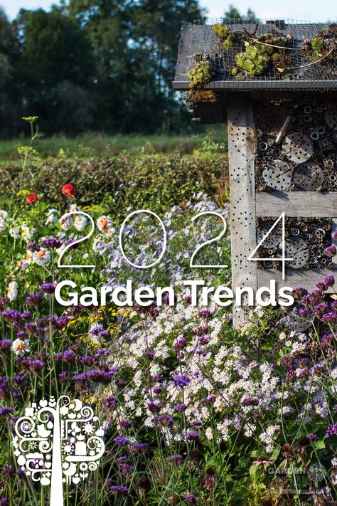 Some exciting garden trends are on tap for 2024; are you ready? It’s all about eco-optimism as people look to make an impact in their communities and gardens. 2024 Plant Trends, 2024 Garden Trends, Garden Trends 2024, Unique Landscaping, Goth Garden, Budget Garden, Gardening Trends, Potager Garden, Moon Garden