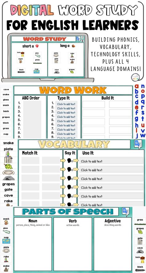 Teaching Esl, Ell Students In The Classroom, Ell Resources For Teachers, High School Vocabulary Activities, Vocabulary Building For Adults, Esl Teaching Elementary, Ell Strategies Teaching English Language Learners, Esl Online Teaching Activities, Teaching Ell Students