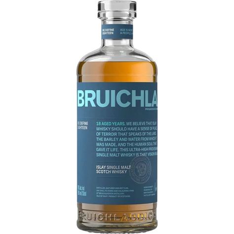 Bruichladdich 18 Year Old Islay Single Malt Scotch 750ml #liquor #whisky #whiskey #wine #bourbon #tequila Isle Of Islay, Single Malt Whiskey, Chenin Blanc, Single Malt Whisky, Human Soul, Malt Whisky, Stone Fruit, Slippers For Girls, Single Malt