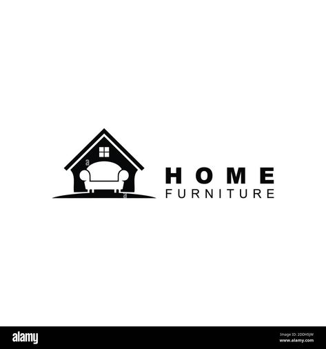 Download this stock image: Home Furniture Logo design inspiration - 2DDH5JW from Alamy's library of millions of high resolution stock photos, illustrations and vectors. Furniture Logo Design Ideas, Dentist Logo Ideas, Logo Types, Aj Logo, Dentist Logo, Woodworking Business Ideas, Baby Delivery, Furniture Logo, Animal Anatomy