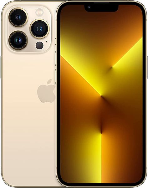 iPhone 13 Pro, 128GB, Gold - Unlocked (Renewed Premium Apple Iphone 13 Pro, Camera Battery, Apple Iphone 13, Pro Camera, Lightning Cable, Video Capture, Depth Of Field, Used Iphone, Light Sensor