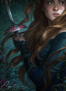 Sorcery of Thorns by Margaret Rogerson on Spotify Sorcery Of Thorns, Margaret Rogerson, Drawing Training, Charlie Bowater, Throne Of Glass Fanart, Arte Fantasy, Fan Book, Character Portraits, Fantasy Books