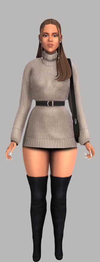 Gegesims Hair, Sims 4 Skiing Outfit, Sims 4 Winter Dress, Sims 4 Sweater Dress, Sims 4 Clothes Winter, Sims Winter Clothes, Sims4 Cc Winter Clothes, Sims 4 Winter Outfits, Sims 4 Cc Winter Clothes Patreon