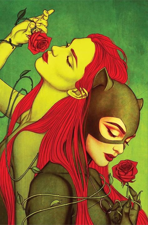 Jenny Frison, Poison Ivy Comic, Poison Ivy Dc Comics, Joker Harley, Bd Art, Gotham Girls, Batman And Catwoman, Arte Dc Comics, Bd Comics