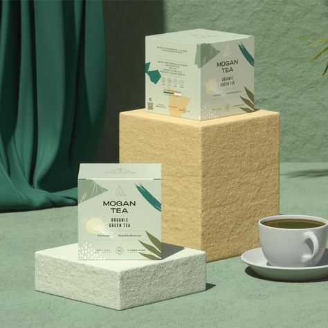 Mogan Tea MarkaWorks Branding Agency Organic Tea Packaging, Tea Branding, Cbd Packaging, Tea Boxes, Classy Minimalist, Food Box Packaging, Tea Packaging Design, Packaging Company, Organic Green Tea