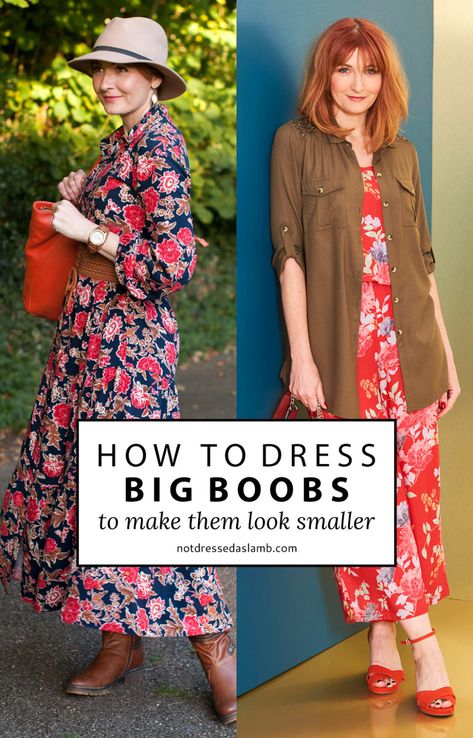 Larger Bust Outfits, Styles Of Clothes, Dresses For Big Bust, Over 40 Style, Big Bust Fashion, Flattering Outfits, Big Bust, Over 50 Womens Fashion, Loose Outfit