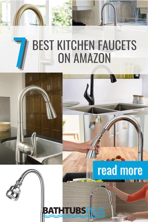 Looking for the best kitchen faucets available on Amazon? From pull-down sprayers to touchless operation, this brief yet comprehensive review will help you make an informed decision and find the perfect kitchen faucet to elevate your cooking and cleaning experience. Best Kitchen Faucets Pull Down, Kitchen Faucet Styles, Best Kitchen Faucets, Kitchen Faucets Pull Down, The Perfect Kitchen, Popular Kitchens, Perfect Kitchen, Kitchen Faucets, Best Kitchen