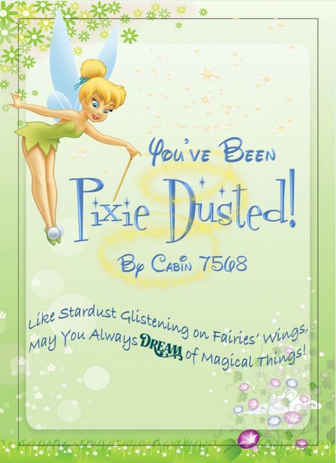 hi.ohana.626 - FE / Pixie Dust Gift Tag (Disney Dream) #disneycruise #fishextender #pixiedust Disney World Pixie Dust Gifts, Disney Pixie Dust Gift Tags, Pixie Dusting Disney Cruise, Disney Pixie Dust Gifts, Free Pixie Dust Gift Tags, Pixie Dust Gift Ideas Disney Cruise, Pixie Dusting Ideas, Disney Pixie Dust Ideas, Pixie Dust Ideas For Disney Cruise