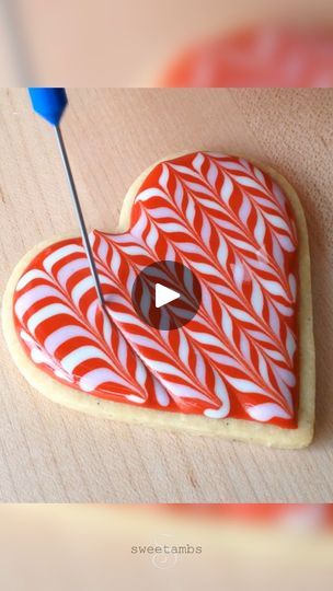 120K views · 1.8K reactions | Wet on wet royal icing cookies for Valentine's Day | I just realized that it has been 10 YEARS since I first shared these Valentine's Day cookies 😱 Do you remember them? | By SweetAmbs | Facebook Wet On Wet Valentine Cookies, Valentine’s Day Cookies Royal Icing, Valentine Cookies Royal Icing, Wet On Wet Royal Icing, Valentines Baking, Wet Lips, I Just Realized, Valentines Day Cookies, Cookie Do