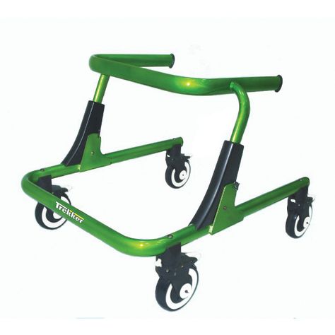 Trekker Junior Gait Trainers Gait Trainer, Spy Gear, How To Walk, Shopping Trolley, Swivel Casters, Aluminum Frame, Medical Supplies, Height Adjustable, Lime Green