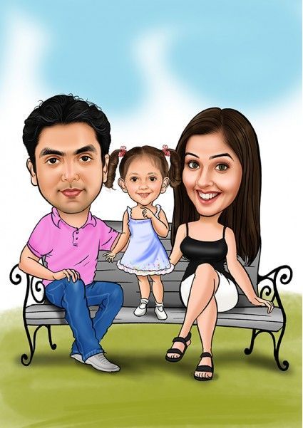 Family Picture Cartoon, Caricature Examples, Paintings Pencil, Office Cartoon, Png Images For Editing, Custom Family Illustration, Cartoon Couples, Caricature Gifts, Caricature Wedding