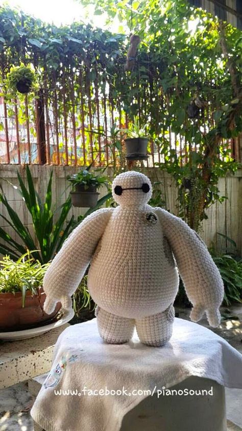 Amigurumipianosound Crochet Blog: Amigurumi Baymax Big Hero 6 Big Amigurumi, Baymax Big Hero 6, I Love Crochet, Crochet Amigurumi Free, Crochet Blog, Crochet Creations, Baymax, Hero 6, Big Hero 6