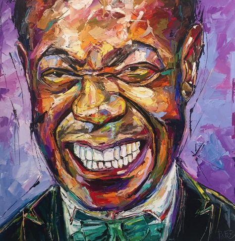 Jazz Cafe, Jazz Fest, Colorful World, Louis Armstrong, Favorite Artist, Chalk Art, Large Canvas Prints, Paper Print, Love Art