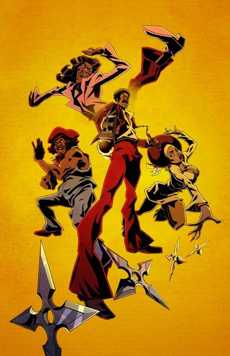 Black Dynamite: The Animated Series Black Dynamite, Dope Cartoons, Black Comics, Black Cartoon Characters, Black Characters, Black Artwork, Black Anime Characters, Black Cartoon, Black Art Pictures