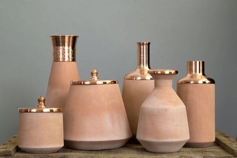 Copper Vessel, Deco Rose, Vase Design, Ceramic Pottery, Ceramic Art, Interior Accessories, Bottles Decoration, Sake, Home Accessories