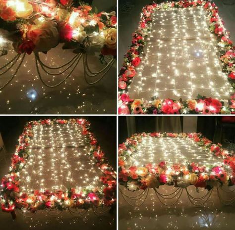 Chadar For Bride, Wedding Decorations Indoor, Nikah Decor, Bride Entry, Indian Wedding Bride, Wedding Decor Photos, Desi Wedding Decor, Marriage Decoration, Wedding Planning Decor