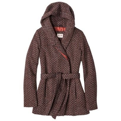 Mossimo Supply Co. Junior's Wool Wrap Jacket -Printed Style Pantry, Cozy Coats, Wrap Jacket, Wool Wrap, Kinds Of Clothes, Rainy Day Outfit, Dear Santa, Airport Outfit, Women's Coats