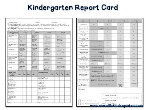 Mrs. Wills Kindergarten: Assessments and Report Cards (Free) Kindergarten Report Cards, Kindergarten Assessment, Preschool Assessment, Classroom Assessment, School Report Card, Progress Report Template, Report Card Comments, Report Cards, Report Card Template