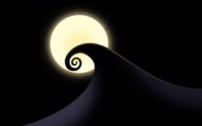 Spiral Hill in NBC Tim Burton Wallpaper, Christmas Wallpaper Ipad, Nightmare Before Christmas Movie, Christmas Wallpaper Hd, Nightmare Before Christmas Wallpaper, Tim Burton Movie, Christmas Wallpaper Backgrounds, Disney Side, Wallpaper Cave