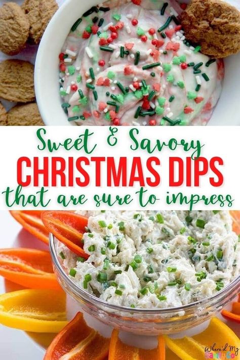 Holiday Dip Recipes, Dips Savory, Christmas Dips, Holiday Dip, Holiday Dips, Dessert Dip Recipes, Christmas Dip, Homemade Chili Recipe, Delicious Holiday Desserts