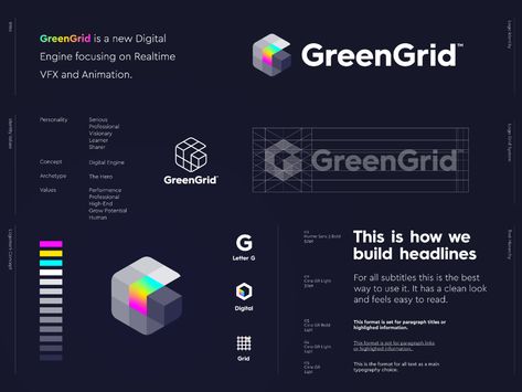 Alternative logo variation of the previous concept for GreenGrid. 🌈GreenGrid is a new Digital Engine focusing on Realtime VFX and Animation.This concept unfortunately went unused but really lov... Logo Variations, Draw Logo, Logo Redesign, Name Writing, Letter G, Logo Mark, Modern Branding, Logo Concept, Logo Images