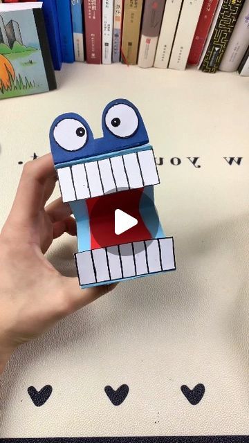 paper crafts creator on Instagram: "The two rows of big white teeth of the dinosaur made of cardboard are particularly interesting. Let’s try it with your children #parentchild #handicraft #parentchild #handmade production #keep children away from mobile phones #kindergarten handicraft #exercise children’s hands-on ability paper craft ideas" Kindergarten Cardboard Crafts, Children Day Cards For Kids, Handicraft With Dispensable Material For Kids, Walking Paper Horse Craft, Waste Material Craft Ideas For Kids Children, Kindergarten Art Crafts, White Teeth, Kindergarten Art, Kids And Parenting