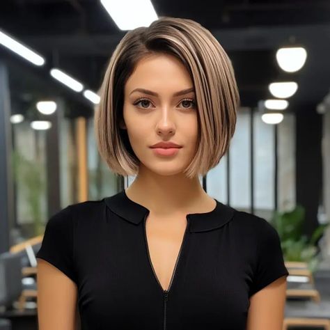 50 Chin Length Haircuts: Chic Styles for a Trendy Look In 2023 Short Hair Styling, Bob Pendek, Low Taper Fade Haircut, Waves Haircut, Chin Length Haircuts, Taper Fade Haircut, Amazing Hairstyles, Corte Bob, Chin Length Bob