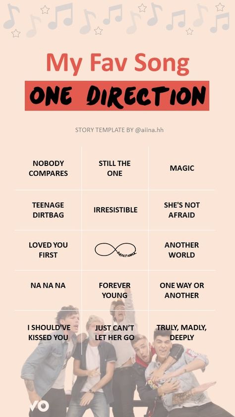 One Direction Emoji Combos, One Direction Games, Random Songs, Let Her Go, Song One, Larry Stylinson, Story Template, Kiss You, Another One