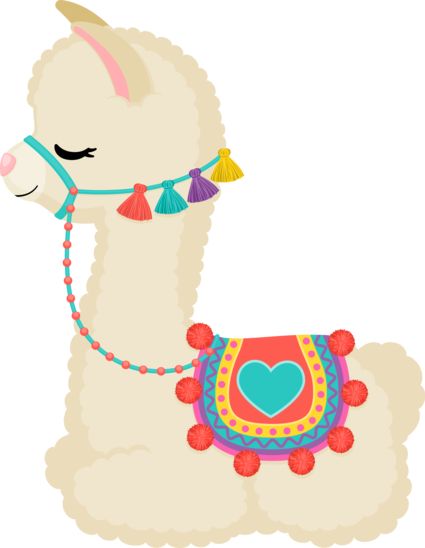 Desert Crafts, Llama Clipart, Cartoon Llama, Llama Decor, Llama Arts, Llama Birthday, Funny Llama, Cute Puns, Llama Alpaca