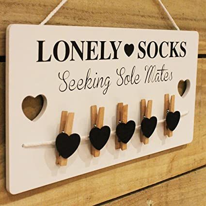 Sock Organizer, Odd Socks, Lost Forever, Sock Organization, Lost Socks, Clothes Pegs, Heart Decals, Large Candle Holders, Crazy Socks