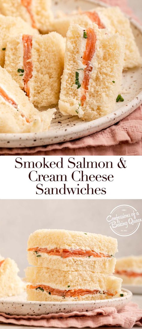 This recipe for how to make smoked salmon sandwiches is simple and delicious. Whipped cream cheese, herbs, and smoked salmon are the perfect combo! Salmon Sandwich Recipes, Keto Tea, Salmon Sandwiches, Best Smoked Salmon, Smoked Salmon Sandwich, Smoked Salmon Cream Cheese, Cream Cheese Sandwiches, Sandwiches Recipes, Tea Sandwiches Recipes