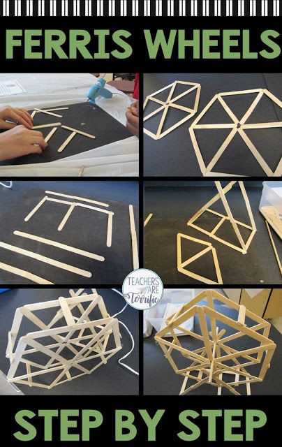 Diy Ferris Wheel, Craft Stick Projects, Stem Classes, Stem Elementary, Hanging Craft Ideas, Ferris Wheels, Engineering Activities, Steam Projects, Diy Popsicle