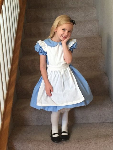 Alice Diy Costumes Kids Boys, Disney Costumes For Kids, Diy Fantasia, Disney Costumes Diy, Disney Characters Costumes, Alice Costume, Costume Disney, Alice In Wonderland Costume, Diy Costumes Kids