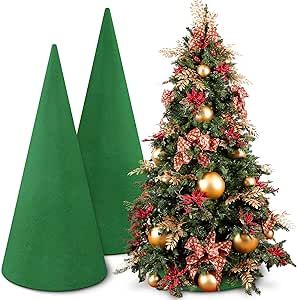 Foam Christmas Trees, Styrofoam Christmas Tree, Christmas Diy Crafts, Flower Foam, Table Floral Arrangements, Foam Flower, Green Craft, Craft Foam, Cone Christmas Trees