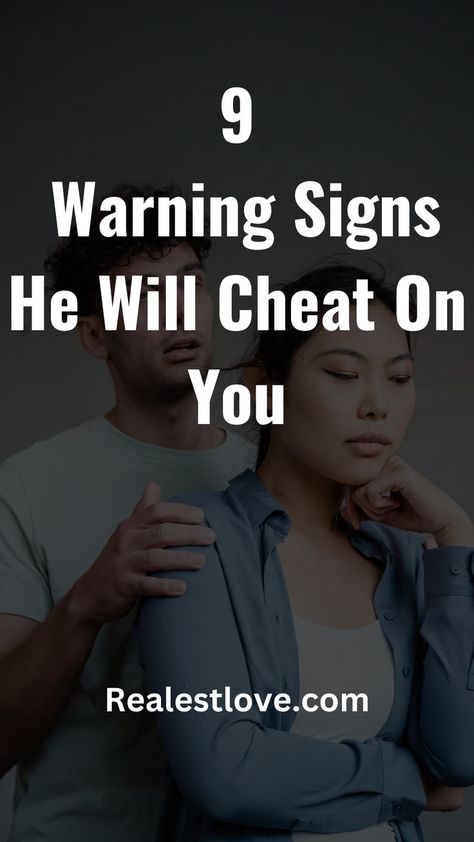 It's not that hard to predict if a guy will cheat on you. You just have to look for the signs because the signs are always there. Here are some of the signs he will cheat on you Relationship Talk, Warning Signs, The Signs, Your Man, Healthy Relationships, Self Esteem, Relationship Advice, Personal Growth, Self Improvement