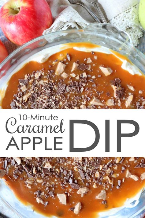 Party Food Dips, Sweet Dips Recipes, Food Dips, Caramel Apple Dip, Sliced Apples, Gooey Caramel, Party Dip, Cheesecake Dip, Sweet Dips