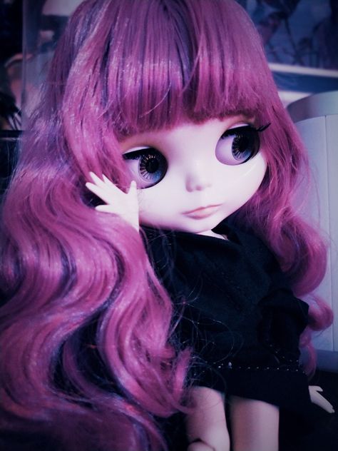 Blythe Doll, Purple Hair, Purple, Hair