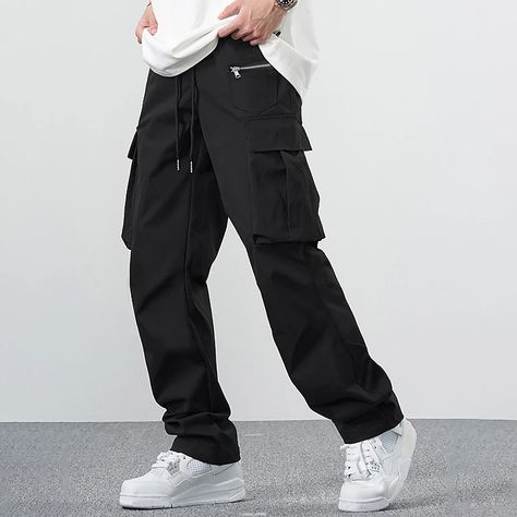 Cheap Cargo Pants, Loose Overalls, Running Trousers, Men's Cargo Pants, Men Sport Pants, Black Cargo Pants, Pants Cargo, Mens Cargo, Mens Pants Fashion