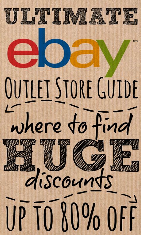 Use the A-Z eBay outlet store guide to find and shop at your favourite high street retailers and get huge discounts of up to 80% on clothes and homewares. Ebay Selling Tips, Ebay Hacks, Ebay Business, Money Save, Shopping Deals, Outlet Store, Money Saver, Ways To Save Money, Ways To Save