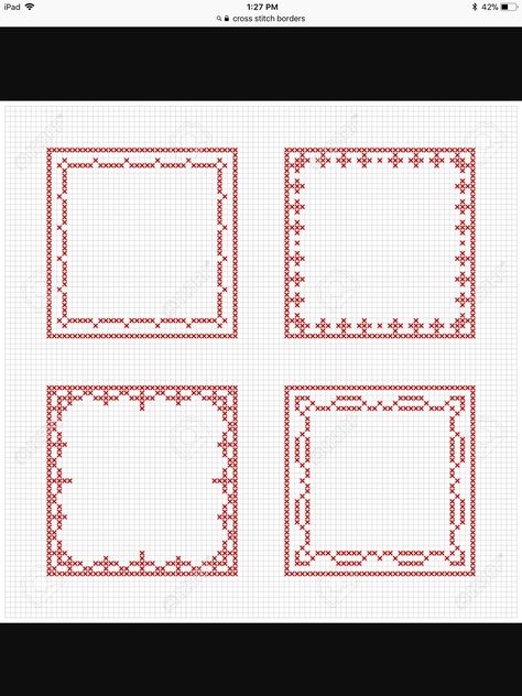 Cross Stitch Oval Border Pattern, Cross Stitch Boarders, Cupcake Cross Stitch, Cross Stitch Silhouette, Cross Stitch Cushion, Cross Stitch Border Pattern, Hand Embroidery Patterns Free, Embroidery Sampler, Small Cross Stitch