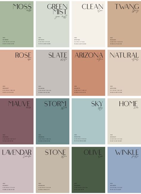 2024 COLORS Trending Color Palletes 2023, Google Calendar Colors Palette, Basic Colour Palette, Color Palette With Taupe, Minimalism Colour Palette, Shabby Chic Palette, Color Pallets Cool Tones, Popular Colour Palettes, Vision Board Color Scheme