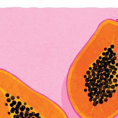 Rebecca Hollingsworth | Becca Kate Prints on Instagram: "Looking forward to the bank holiday weekend after a busy week! Not had time to illustrate something new so posting my pink papaya! . Hope you all have a lovely weekend! . . . . . . #drawing #foodillustration #illustration #designer #illustrator #foodillustrator #womenillustrators #illustrationoftheday #texture #papaya #papayaillustration #fruitillustration #femaleillustrator #illustrated_now #picame #womenofillustration #illustrationarti Papaya Graphic Design, Papaya Painting Acrylic, Fruit Painting Easy, Papaya Drawing, Papaya Painting, Papaya Illustration, Papaya Wallpaper, Hope Illustration, Weekend Drawing