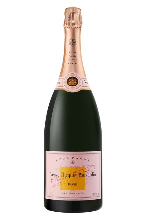 To Toast to Warm Weather: Veuve Clicquot Rosé- TownandCountrymag.com Veuve Clicquot Rose, Small Champagne Bottles, Best Rose Wine, Cheap Champagne, Wine Recommendations, Veuve Clicquot Champagne, Wine Snob, Vegan Wine, Best Champagne