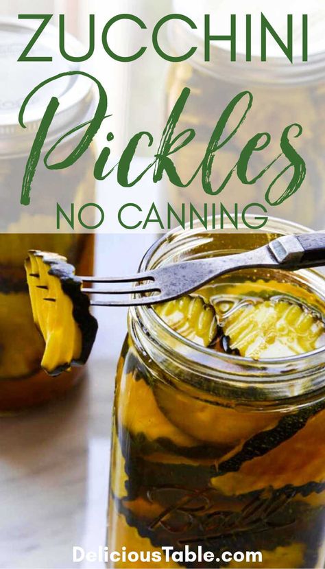 Canning Zucchini, Pickled Eggs Recipe, Quick Pickles, Zucchini Pickles, Df Recipes, Dill Pickle Recipe, Pickle Recipes, Bbq Salads, Home Canning Recipes