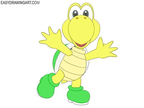 simple koopa troopa drawing Koopa Troopa Drawing, Koopa Troopa, Super Mario Games, Friends Picture, Drawing Lesson, Easy Drawing, Drawing Lessons, Drawing Tutorials, Friend Pictures