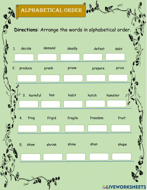 Arrange Words In Alphabetical Order, Alphabetical Order Worksheets, Bible Coloring Sheets, 2nd Grade Worksheets, Alphabetical Order, Bible Coloring, New Order, Grade 4, Study Skills