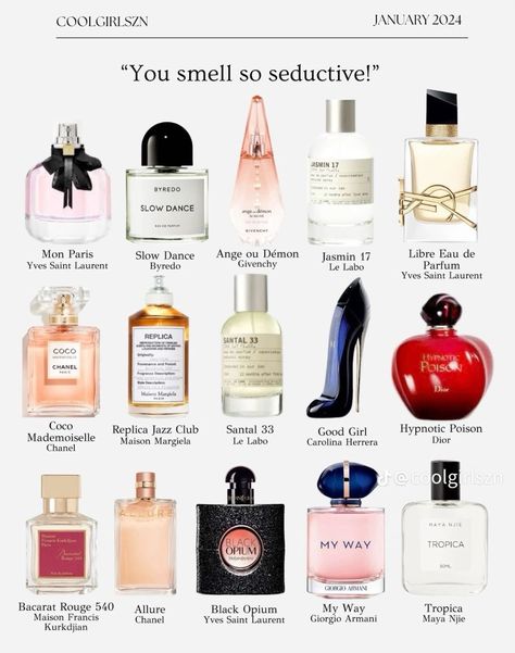 Female Perfume, Perfume Hacks, Seductive Perfume, Fragrance Lab, Cheap Perfume, Makeup Accesories, Fragrances Perfume Woman, Perfume Collection Fragrance, Bath And Body Works Perfume