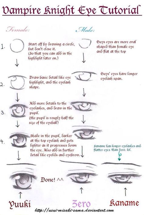 How to draw eyes like Vampire Knight Vampire Night, Vampire Eyes, Vampire Drawings, Matsuri Hino, Art Models, Anime Designs, Manga Tutorial, Draw Eyes, Manga Drawing Tutorials